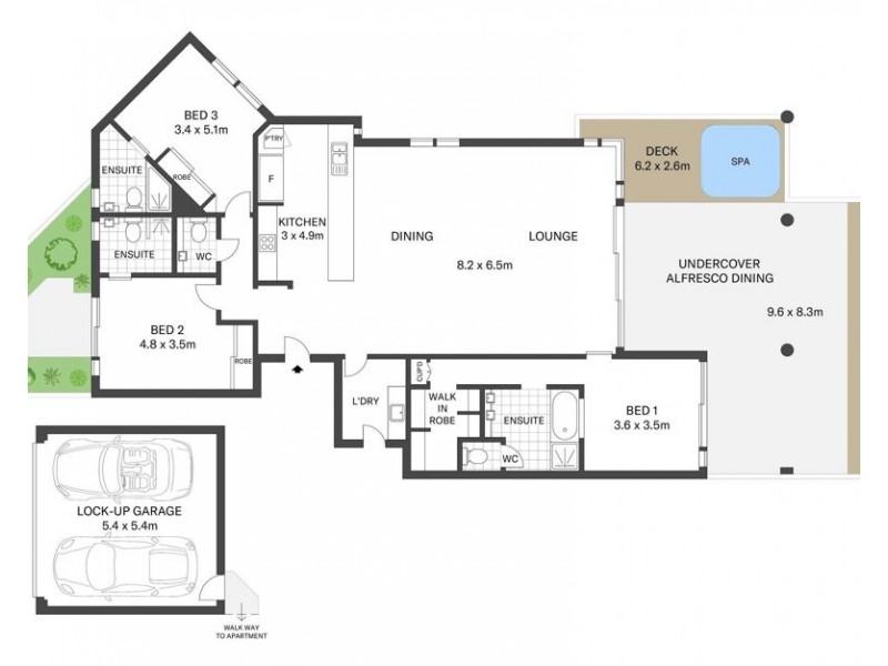 1/8 Solitary Islands Way, Sapphire Beach NSW 2450 Floorplan