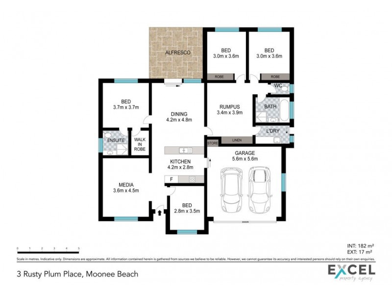 3 Rusty Plum Place, Moonee Beach NSW 2450 Floorplan
