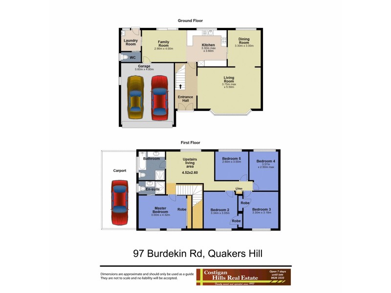 97 Burdekin Road, Quakers Hill NSW 2763 Floorplan