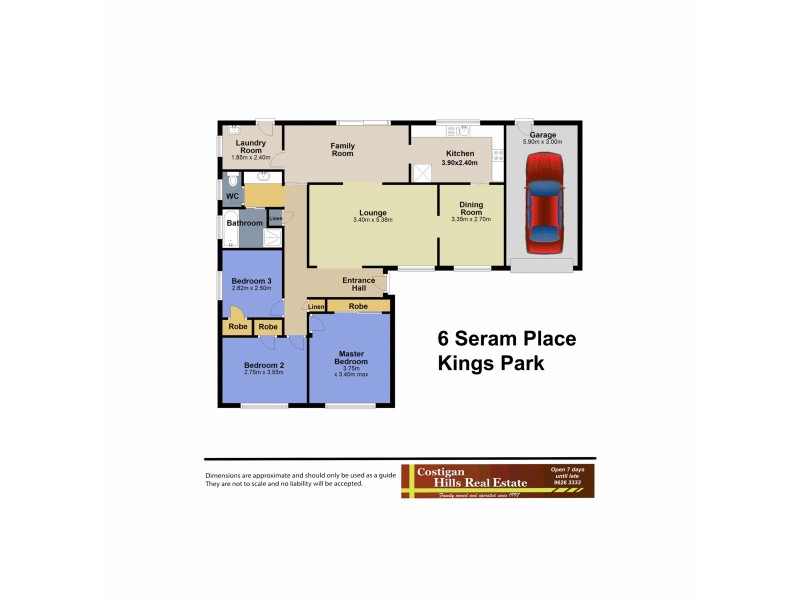 6 Seram Place, Kings Park NSW 2148 Floorplan