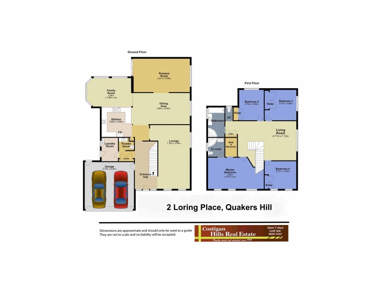 2 Loring Place, Quakers Hill NSW 2763 Floorplan