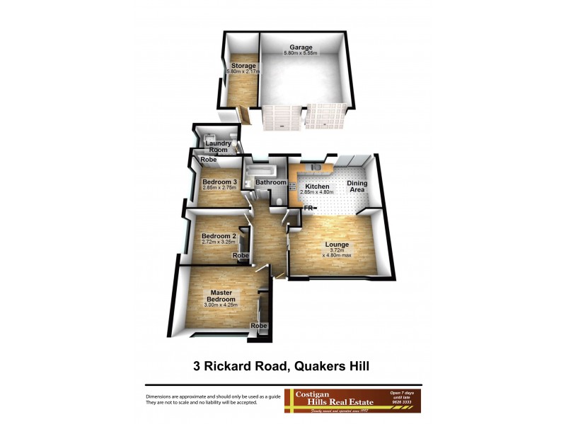 3 Rickard Road, Quakers Hill NSW 2763