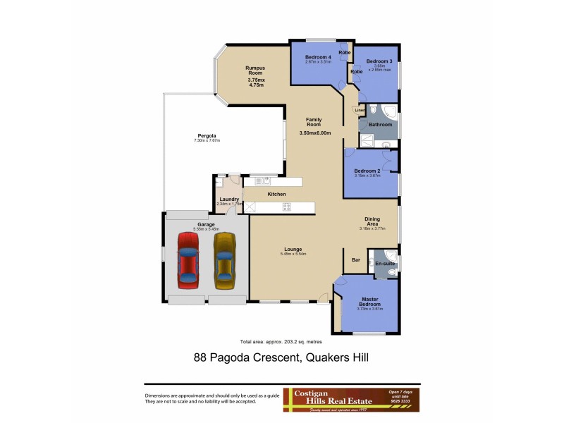 88 Pagoda Crescent, Quakers Hill NSW 2763 Floorplan