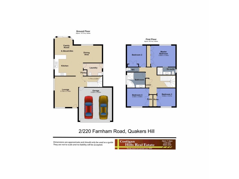 2/220 Farnham Road, Quakers Hill NSW 2763 Floorplan