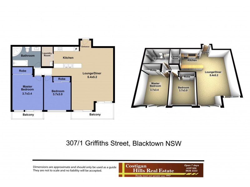 307/1 Griffiths Street, Blacktown NSW 2148 Floorplan