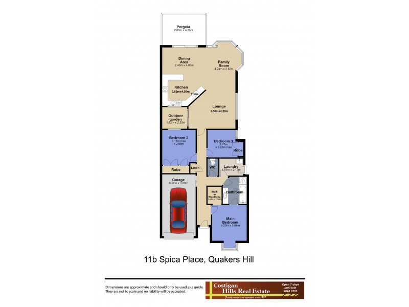11b Spica Place, Quakers Hill NSW 2763 Floorplan