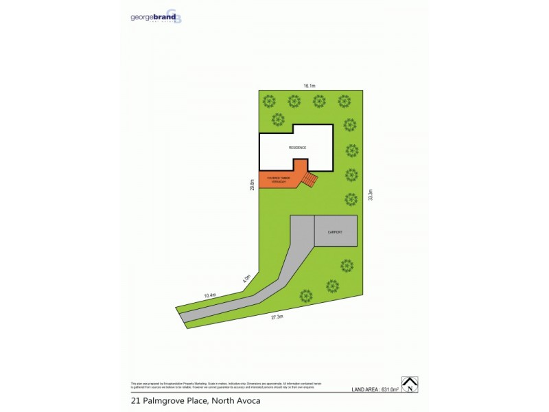 21 Palmgrove Place, North Avoca NSW 2260 Floorplan