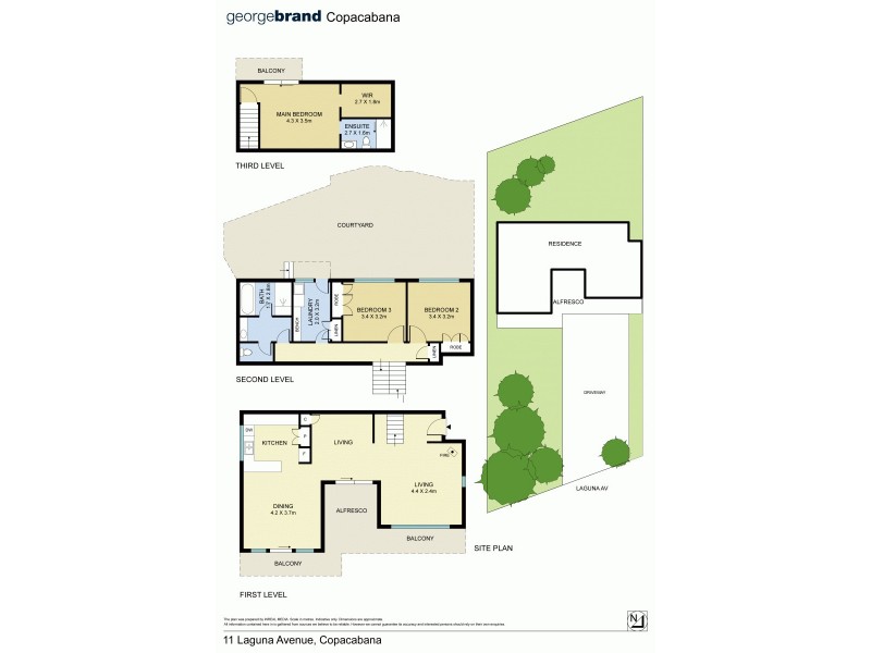 11 Laguna Avenue, Copacabana NSW 2251 Floorplan