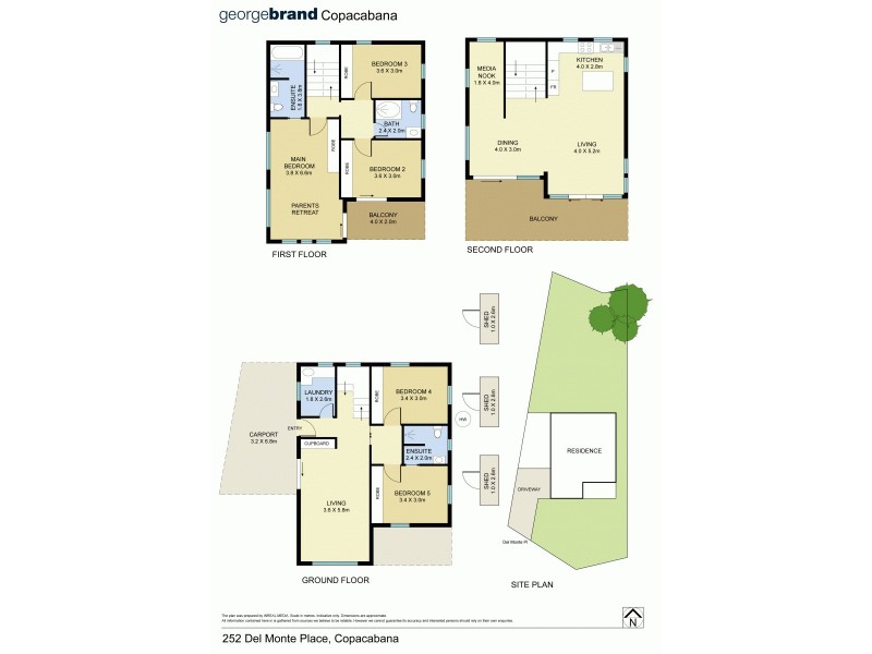252 Del Monte Place, Copacabana NSW 2251 Floorplan