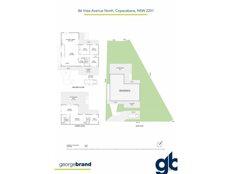 86 Vista Avenue North, Copacabana NSW 2251 Floorplan