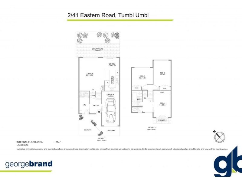 2/41 Eastern Road, Tumbi Umbi NSW 2261 Floorplan