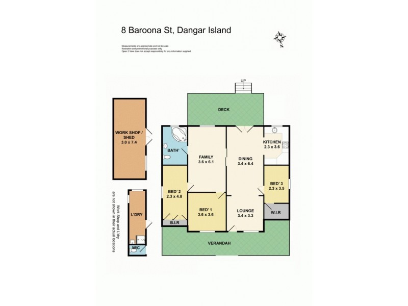 8 Baroona Street, Dangar Island NSW 2083 Floorplan