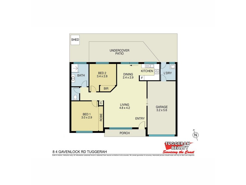 8/4 gavenlock Road, Tuggerah NSW 2259 Floorplan