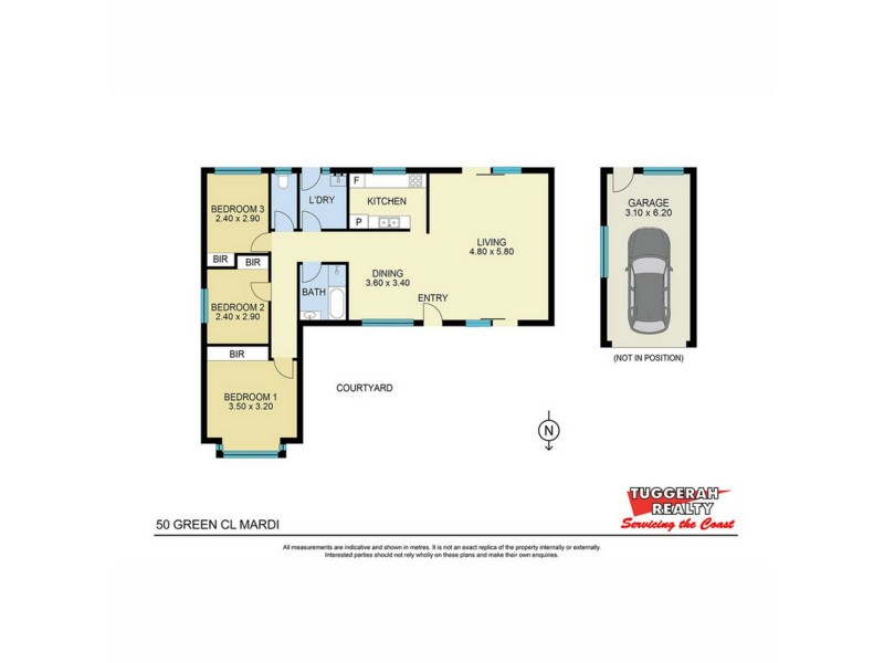 50 Green Close, Mardi NSW 2259 Floorplan