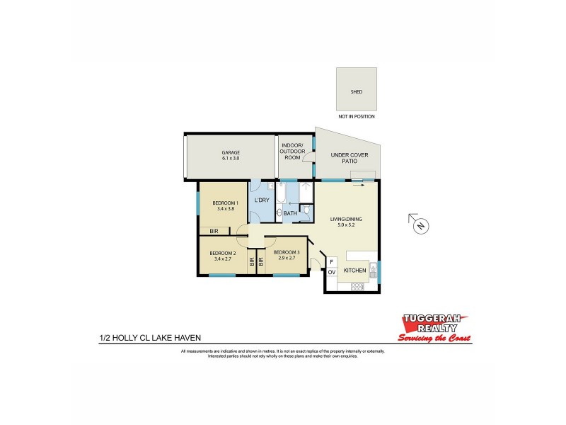 1/2 Holly Close, Lake Haven NSW 2263 Floorplan