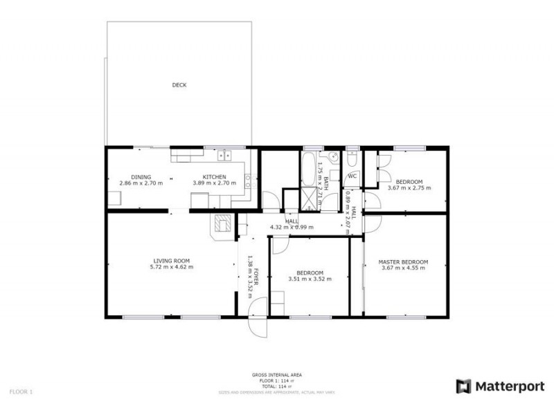 4 Connell Street, Glenreagh NSW 2450 Floorplan