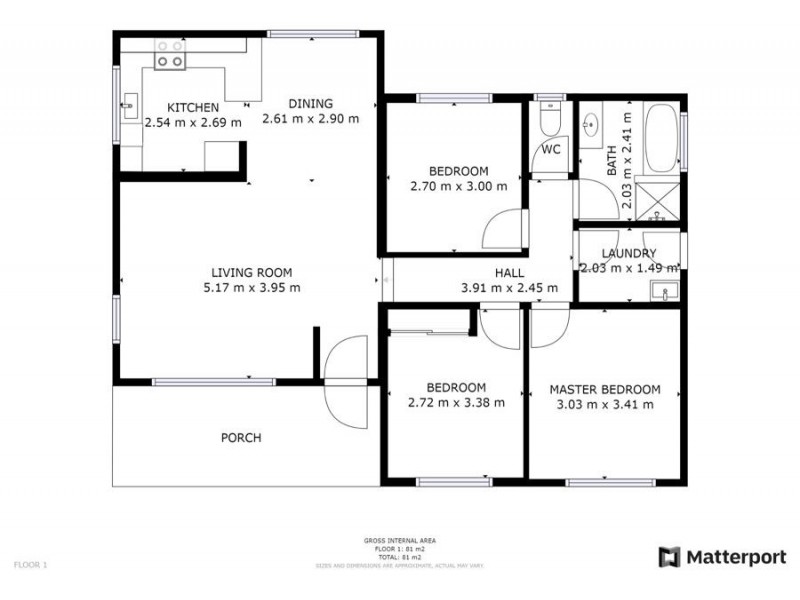58 Bower Crescent, Toormina NSW 2452 Floorplan
