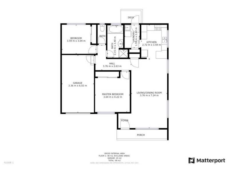 3/121 Boronia Street, Sawtell NSW 2452 Floorplan