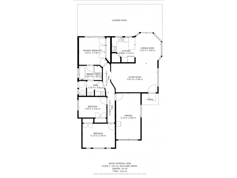 3 Wave Close, Toormina NSW 2452 Floorplan