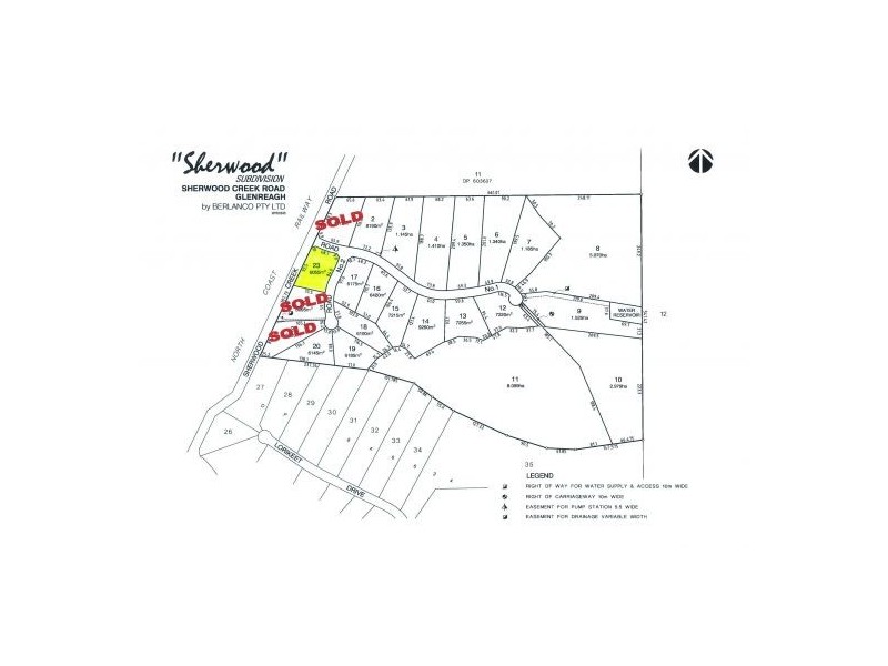 LOT 23 SHERWOOD SUBDIVISION, SHERWOOD CREEK RD, GLENREAGH, Coffs Harbour NSW 2450