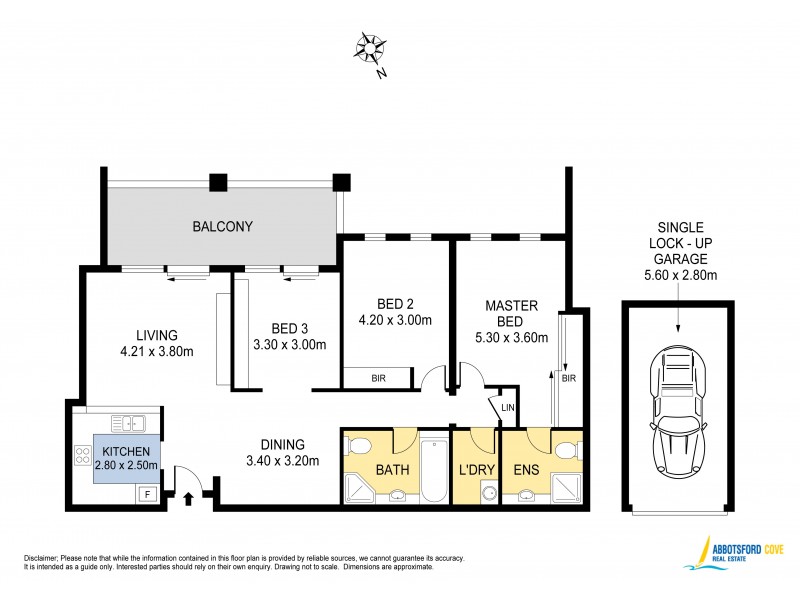 24/3A Backwall Point Road, Abbotsford NSW 2046 Floorplan