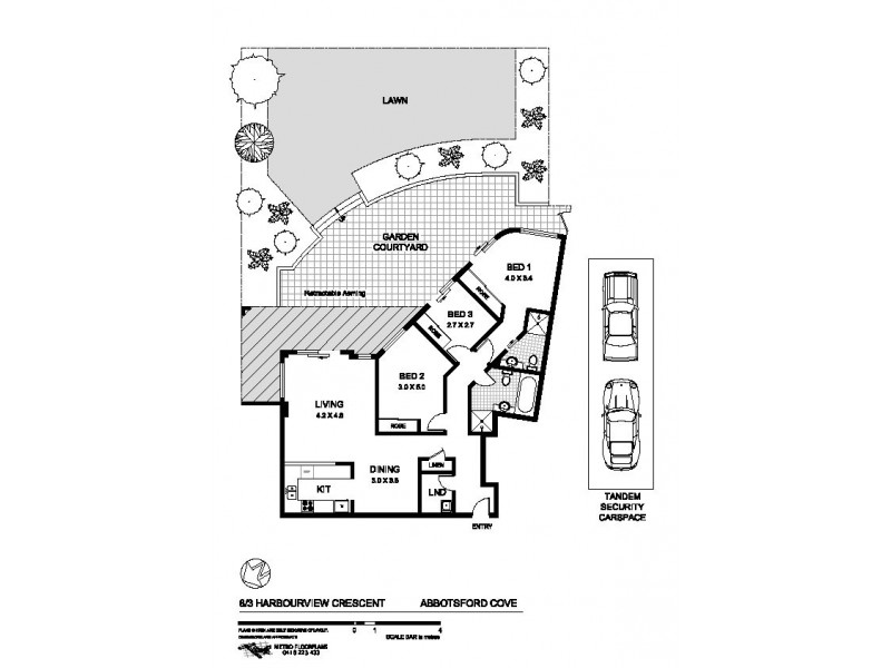 8/3 Harbourview Crescent, Abbotsford NSW 2046 Floorplan