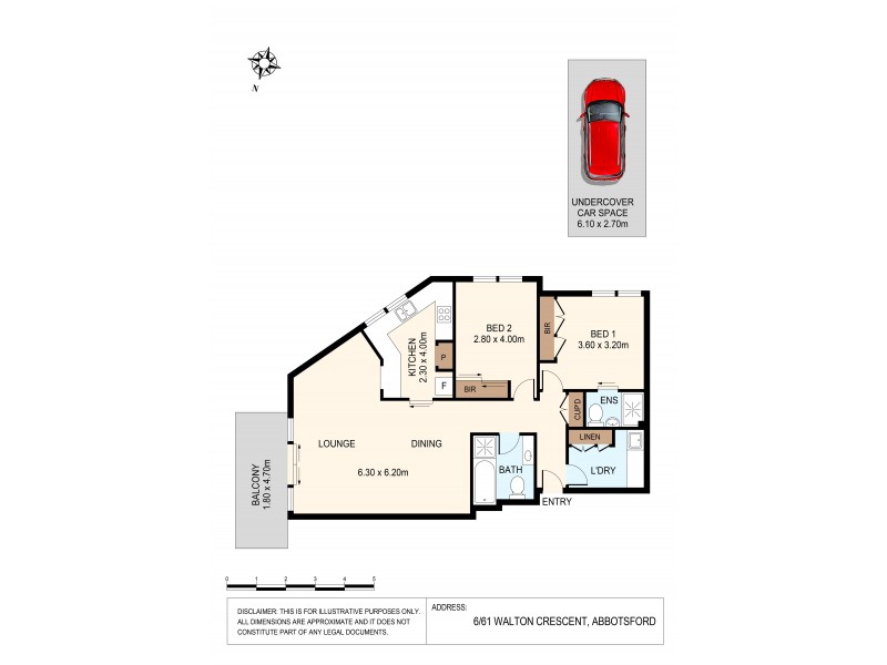 6/61 Walton Crescent, Abbotsford NSW 2046 Floorplan