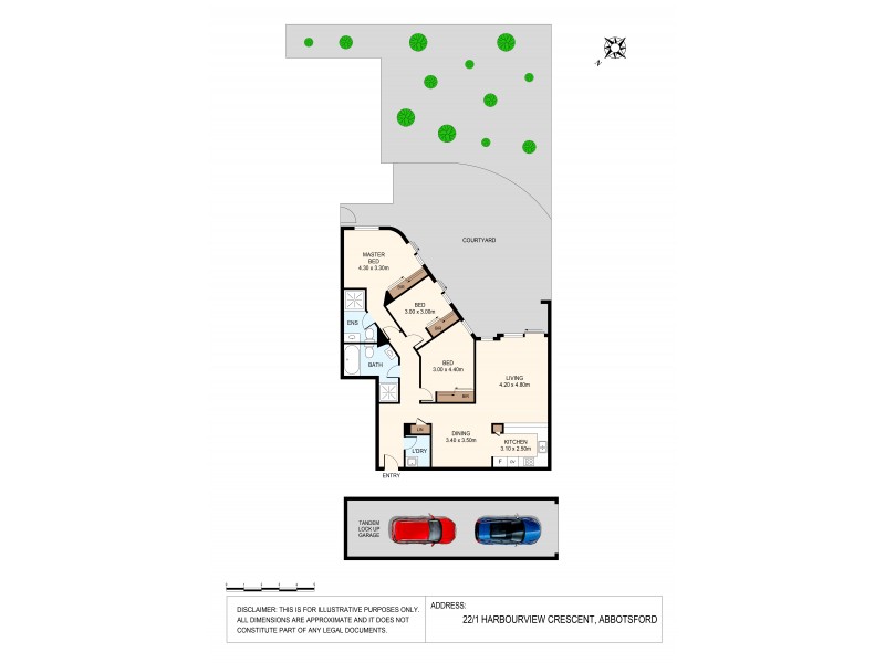 22/1 Harbourview Crescent, Abbotsford NSW 2046 Floorplan