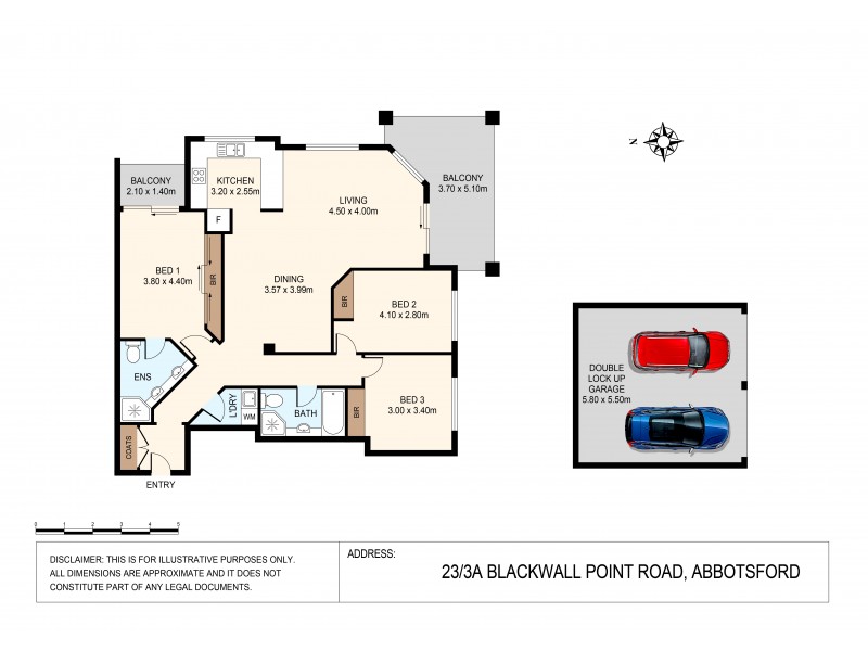 23/3a Blackwall Point Road, Abbotsford NSW 2046 Floorplan