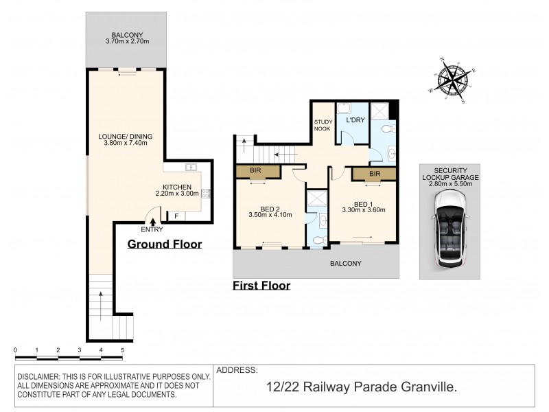12/22 Railway Parade, Granville NSW 2142 Floorplan
