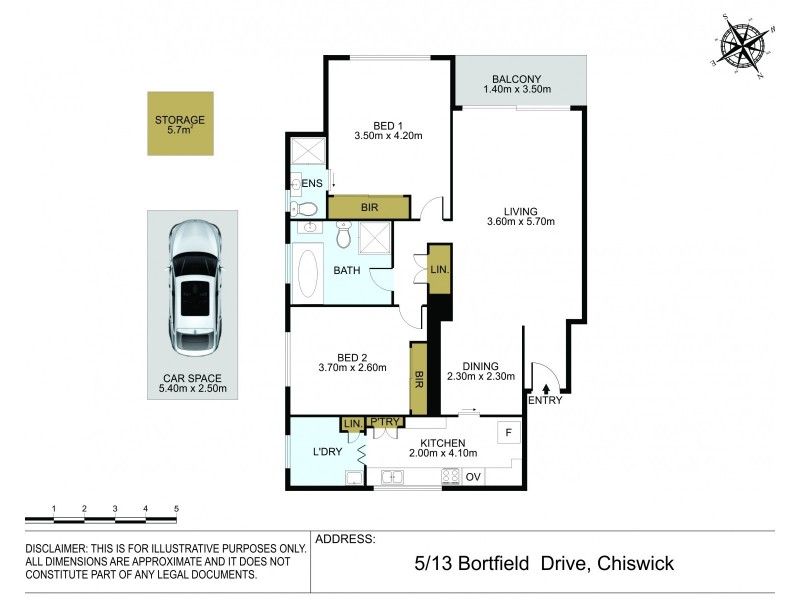 5/13 Bortfield Drive, Chiswick NSW 2046