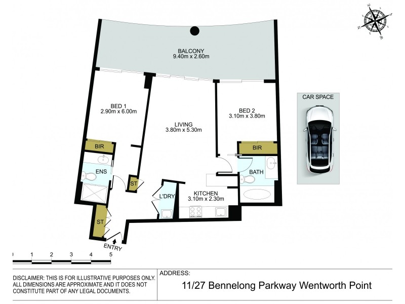 11/27 Bennelong Parkway, Wentworth Point NSW 2127