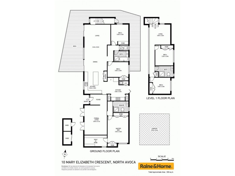 10 Mary Elizabeth Crescent, North Avoca NSW 2260 Floorplan