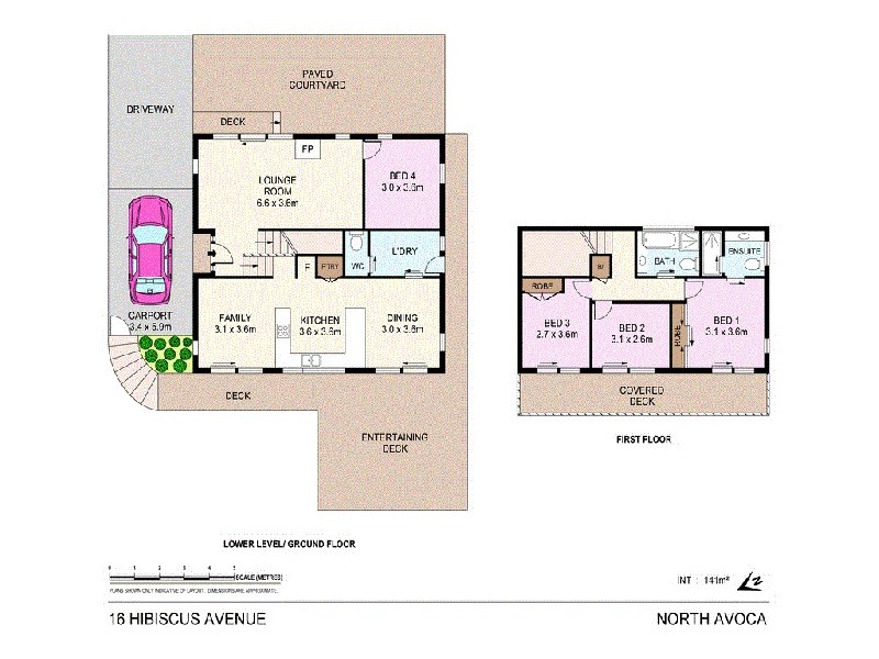 16 Hibiscus Avenue, North Avoca NSW 2260 Floorplan