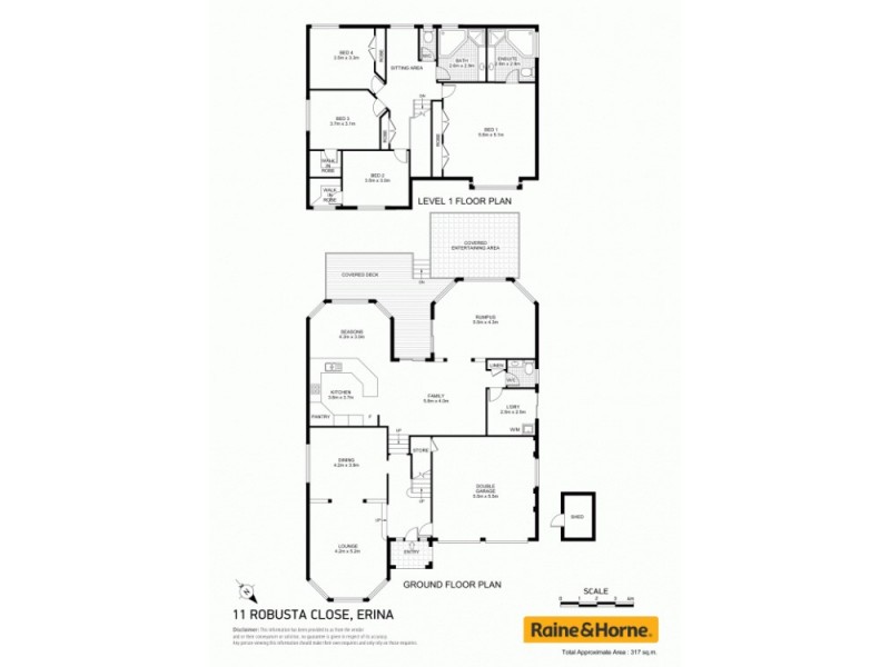11 Robusta Close, Erina NSW 2250 Floorplan