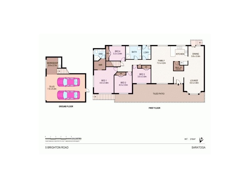 5 Brighton Road, Saratoga NSW 2251 Floorplan