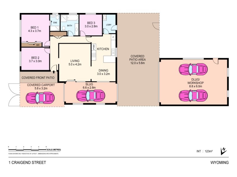 1 Craigend Street, Wyoming NSW 2250 Floorplan