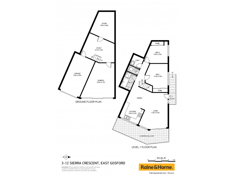3/12 Sierra Crescent, East Gosford NSW 2250 Floorplan