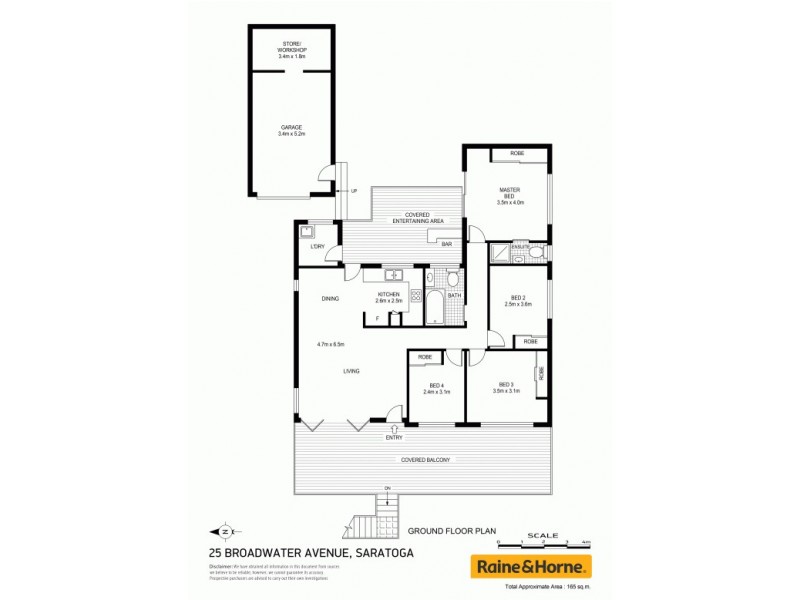 25 Broadwater Drive, Saratoga NSW 2251 Floorplan