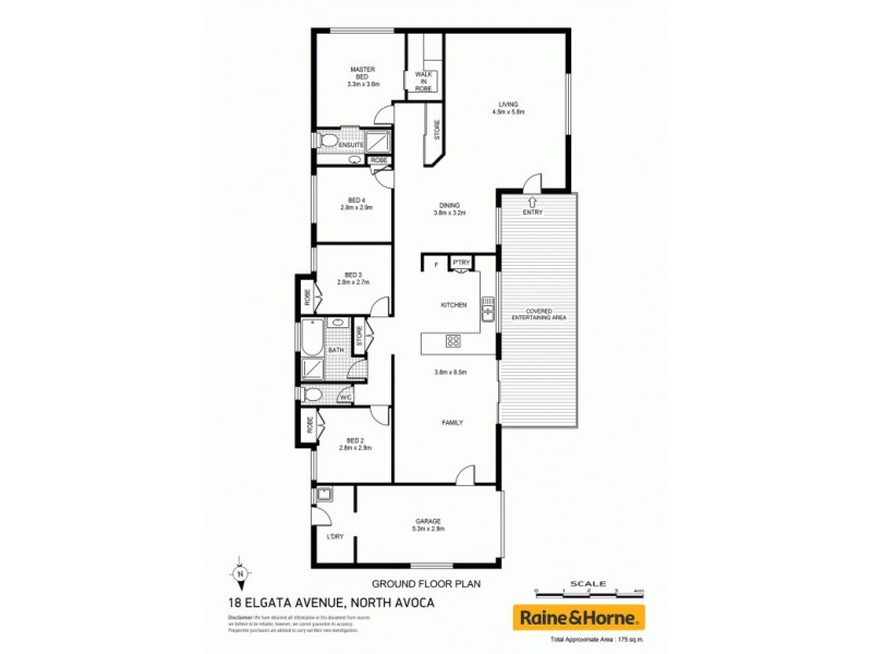 18 Elgata Avenue, North Avoca NSW 2260 Floorplan