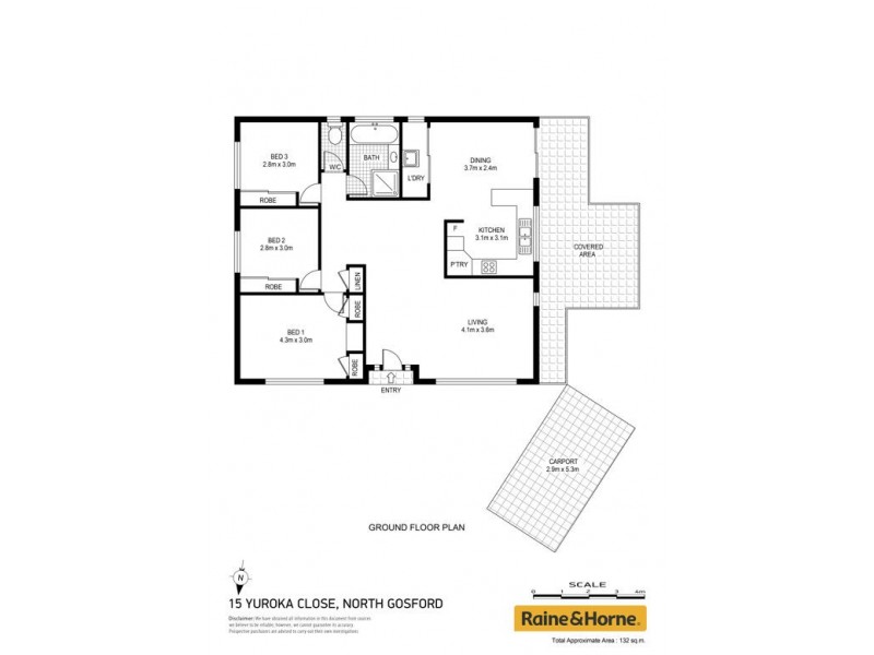 15 Yuroka Cl, North Gosford NSW 2250 Floorplan