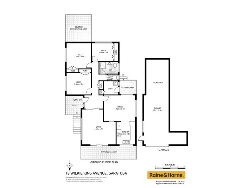18 Wilkie King Avenue, Saratoga NSW 2251 Floorplan