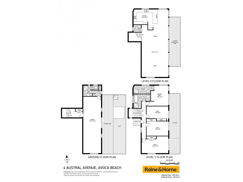 4 Austral Ave, Avoca Beach NSW 2251 Floorplan