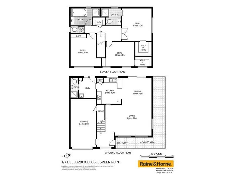 1/7 Bellbrook Close, Green Point NSW 2251 Floorplan
