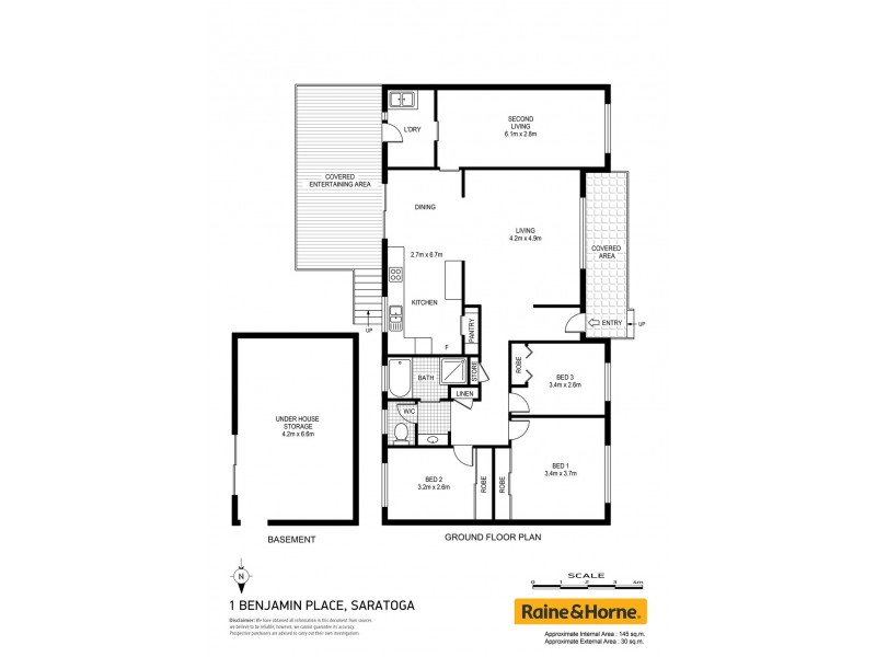 1 Benjamin Place, Saratoga NSW 2251 Floorplan
