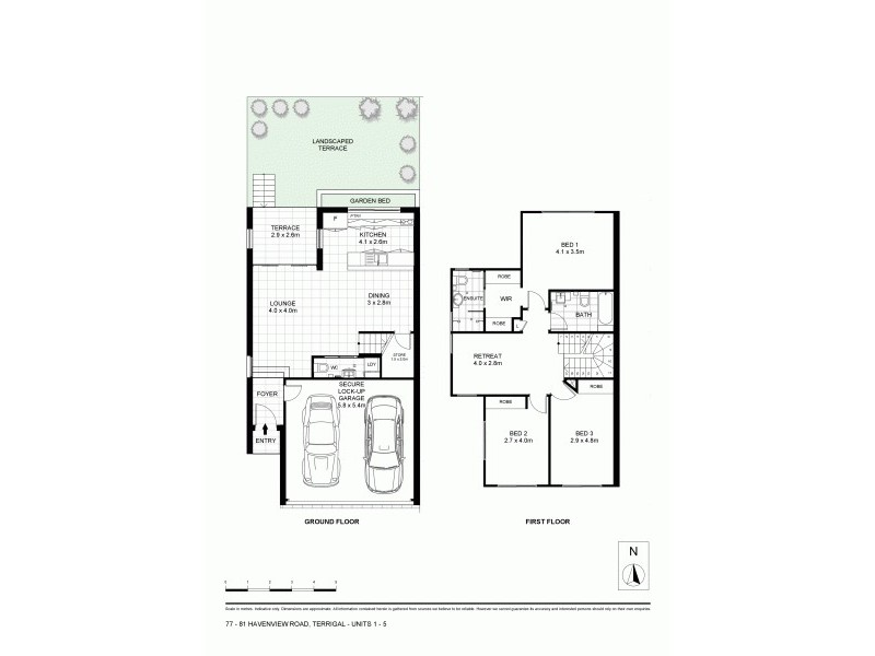 1-10/77 Havenview Road, Terrigal NSW 2260 Floorplan