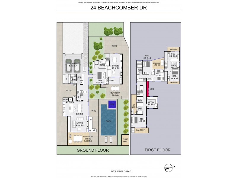 24 Beachcomber Drive, Byron Bay NSW 2481 Floorplan