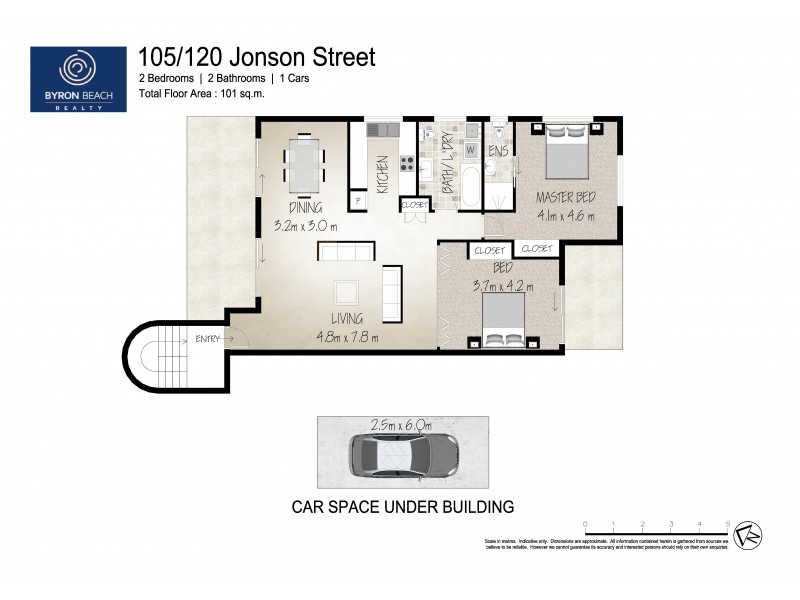 5/120 JONSON STREET, Byron Bay NSW 2481 Floorplan
