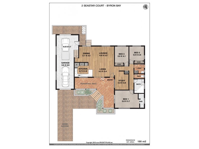 2 Seastar Court, Byron Bay NSW 2481 Floorplan