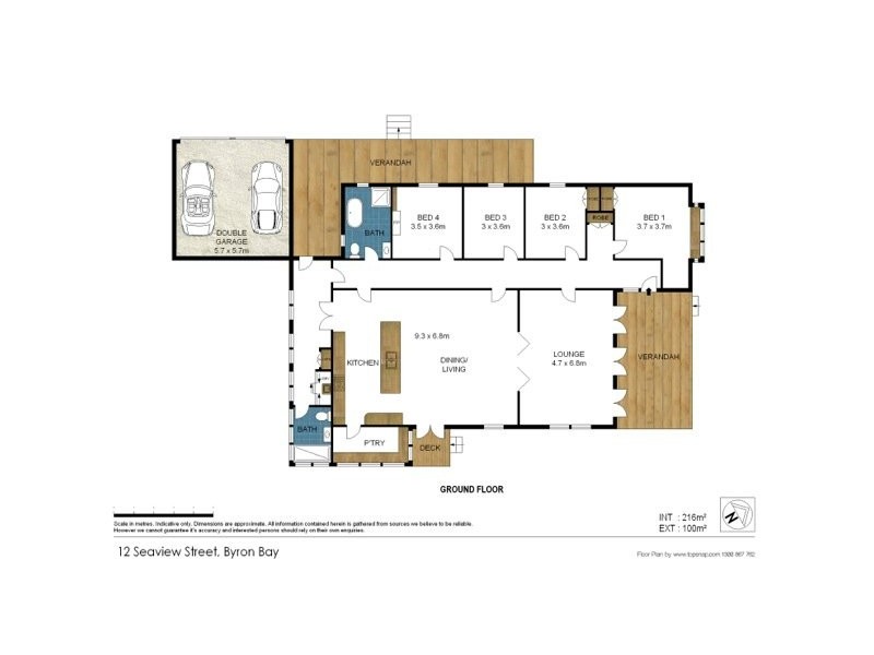 12 Seaview Street, Byron Bay NSW 2481 Floorplan